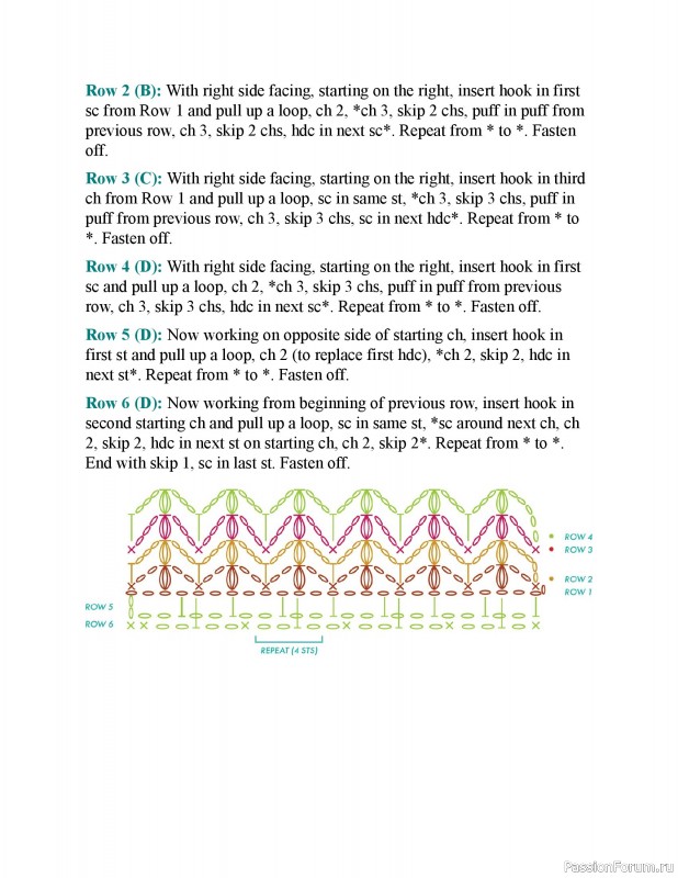 Вязаные проекты в книге &laquo;150 Crochet Borders&raquo;. Часть 3