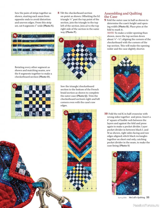 Коллекция проектов для рукодельниц в журнале «McCalls Quilting - Spring 2026»