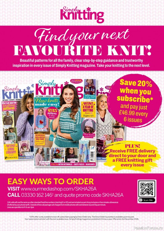Вязаные проекты крючком в журнале &laquo;Simply Crochet №176 2026&raquo;