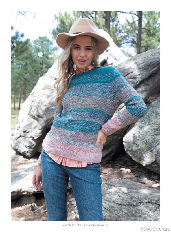 Вязаные проекты спицами в журнале «Interweave Knits - Winter 2023»