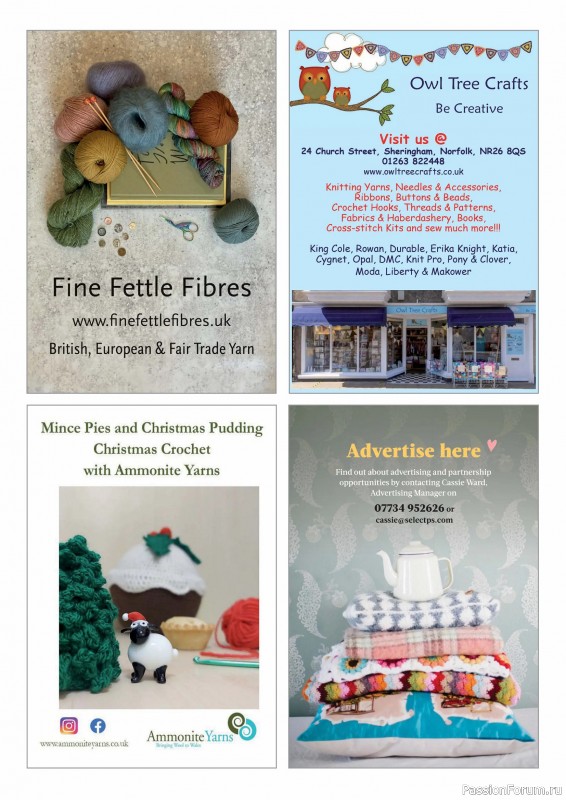 Вязаные проекты крючком в журнале «Inside Crochet №184 2025»