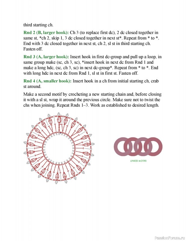 Вязаные проекты в книге &laquo;150 Crochet Borders&raquo;. Часть 2