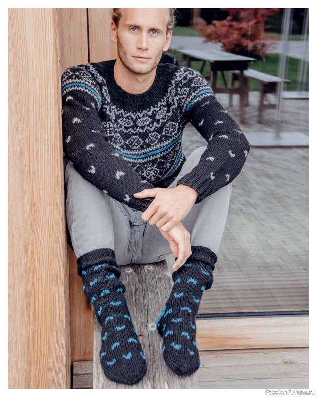Вязаные проекты в книге «Top-Down Colorwork Knit Sweaters and Accessories». Продолжение