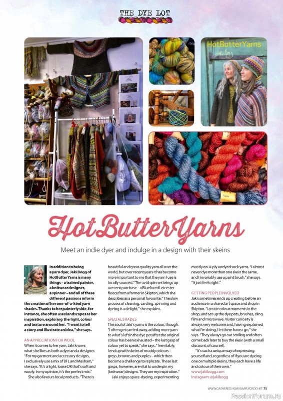 Вязаные проекты крючком в журнале «Simply Crochet №121 2022»