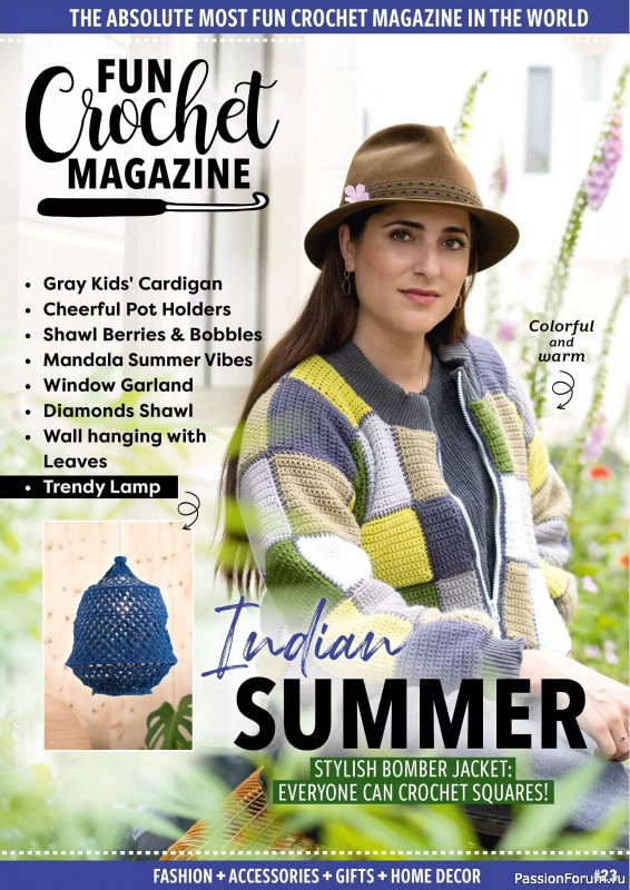Вязаные проекты крючком в журнале «Fun Crochet Magazine №23 2025»