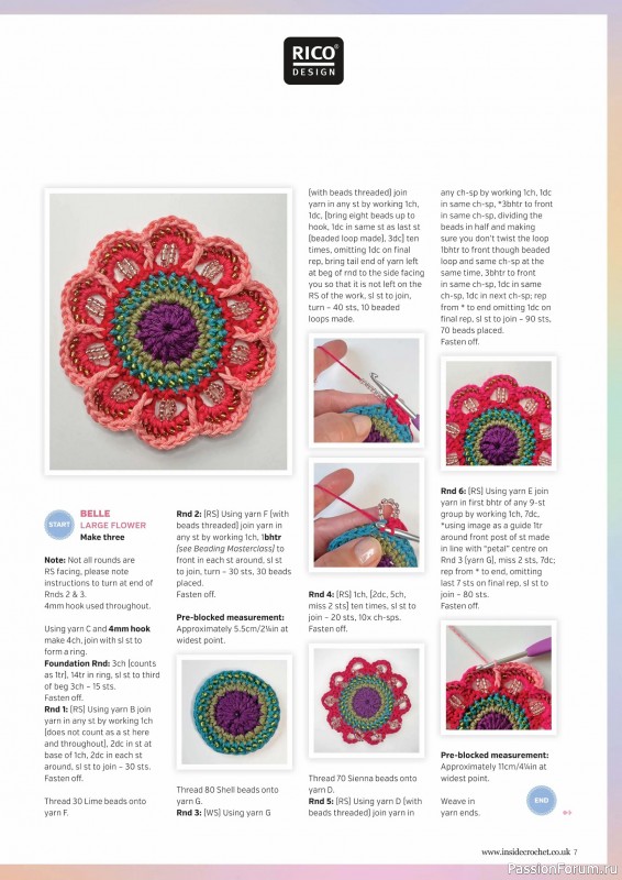 Вязаные проекты крючком в журнале «Inside Crochet №184 2025»