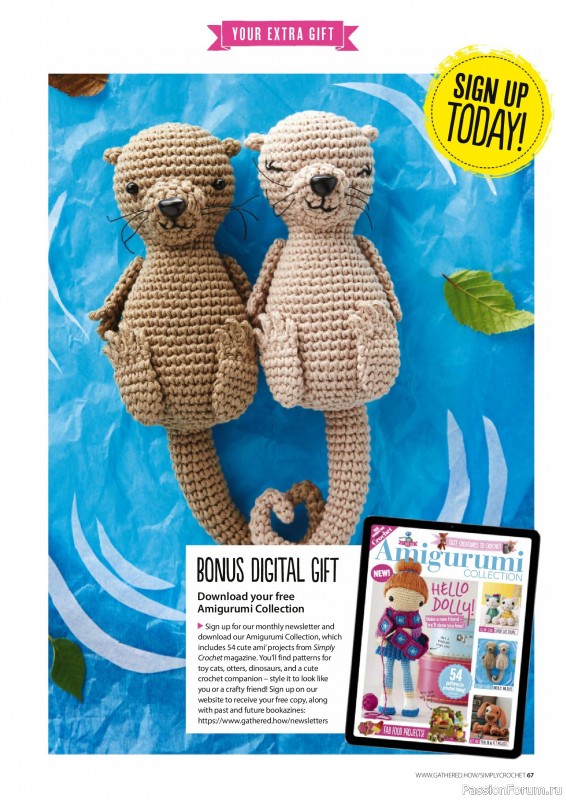 Вязаные проекты крючком в журнале «Simply Crochet №162 2025»