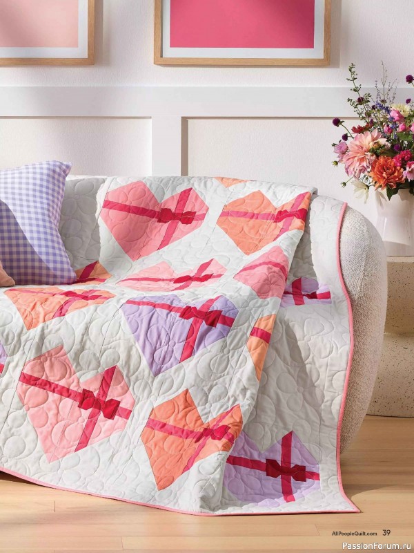 Коллекция проектов для рукодельниц в журнале «American Patchwork & Quilting №198 2025»