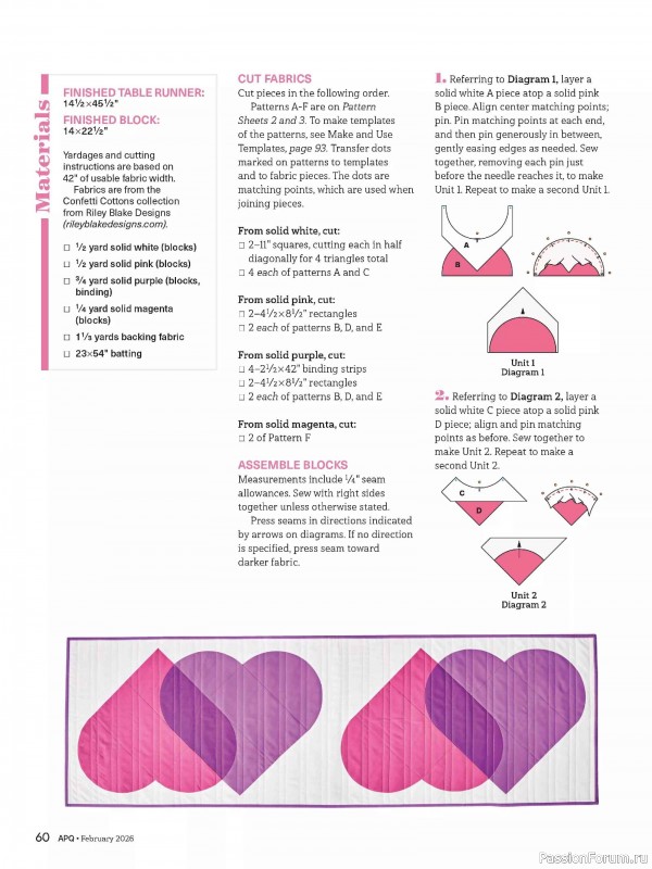 Коллекция проектов для рукодельниц в журнале «American Patchwork & Quilting №198 2025»