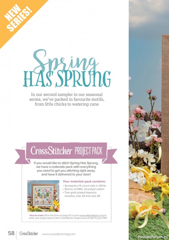 Коллекция вышивки в журнале &laquo;CrossStitcher №432 2026&raquo;