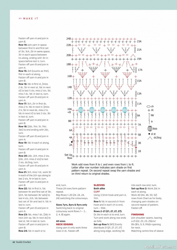 Вязаные проекты крючком в журнале «Inside Crochet №184 2025»