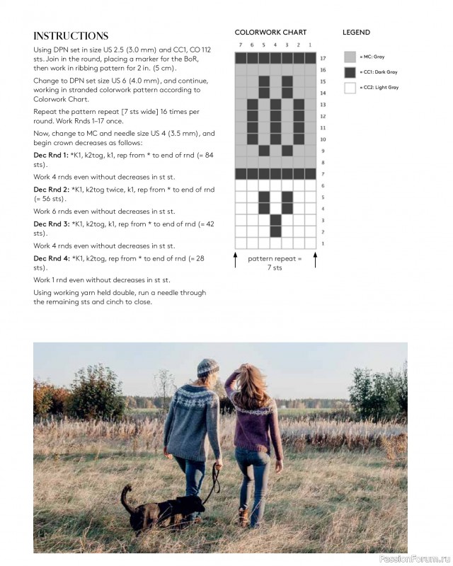 Вязаные проекты в книге «Top-Down Colorwork Knit Sweaters and Accessories». Продолжение
