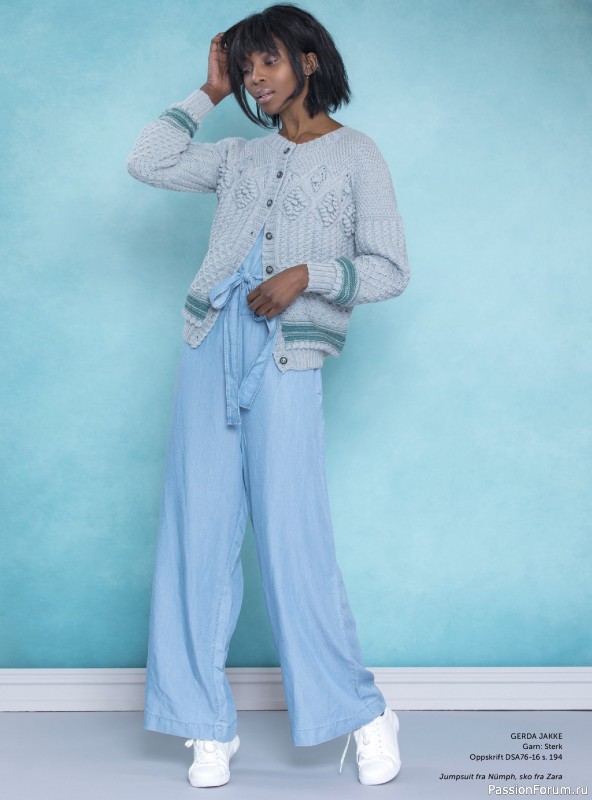 Вязаные проекты в журнале &laquo;Yarnmade №1 2018 Spring & Summer&raquo;. Продолжение