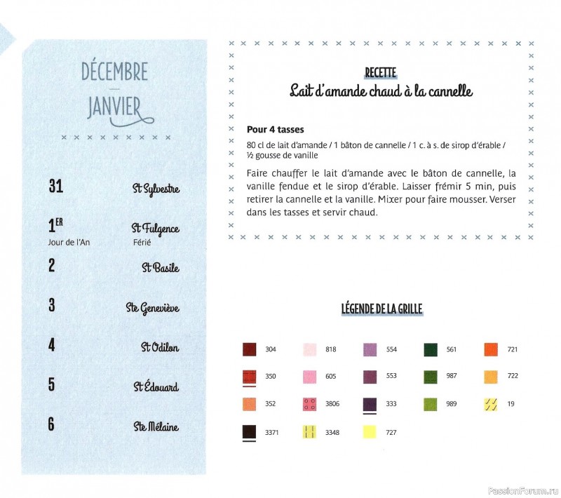 Коллекция вышивки в книге «Reves de fleurs - 2026»