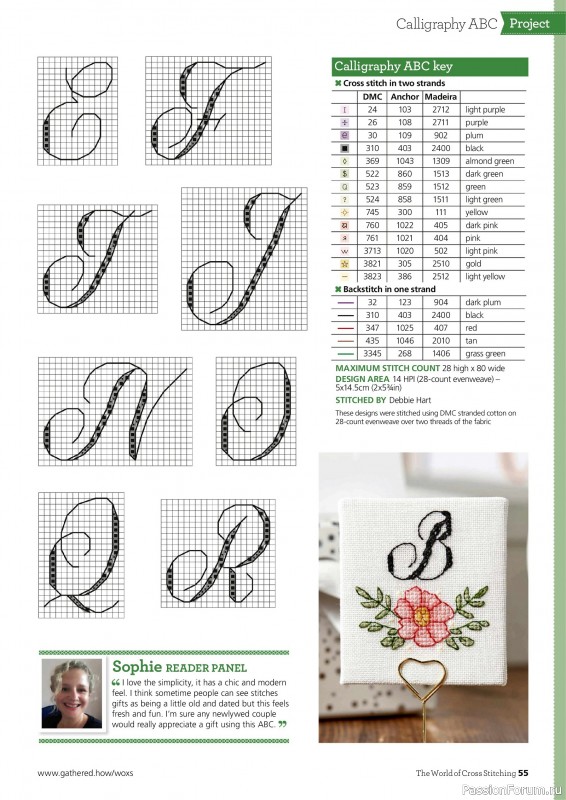 Коллекция вышивки в журнале «The World of Cross Stitching №357 2025»