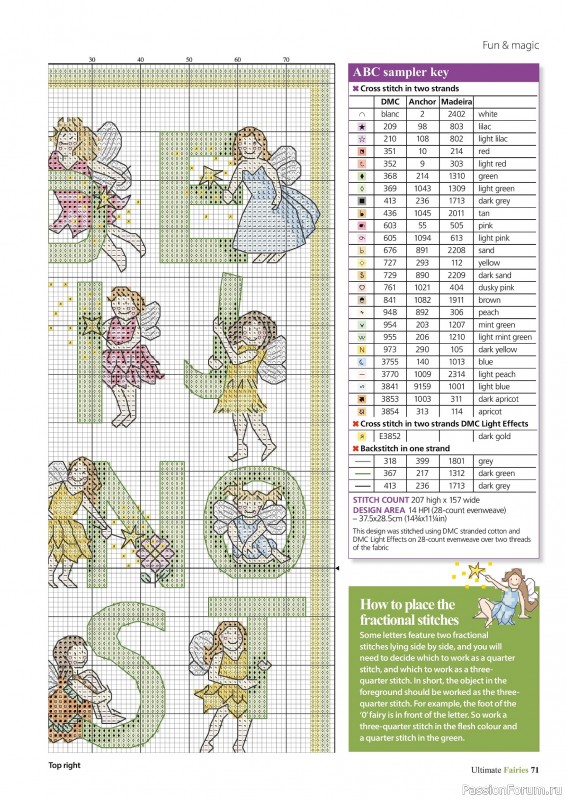 Коллекция вышивки в журнале «Ultimate CrossStitch Faries - November 2025»