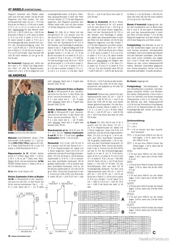 Вязаные модели в журнале «Verena Stricktrends №3 2025»