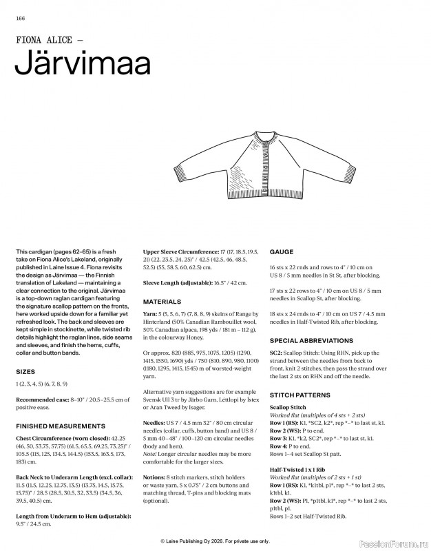 Вязаные проекты в журнале &laquo;Laine Magazine - Anniversary Issue 2026&raquo;. Часть 2