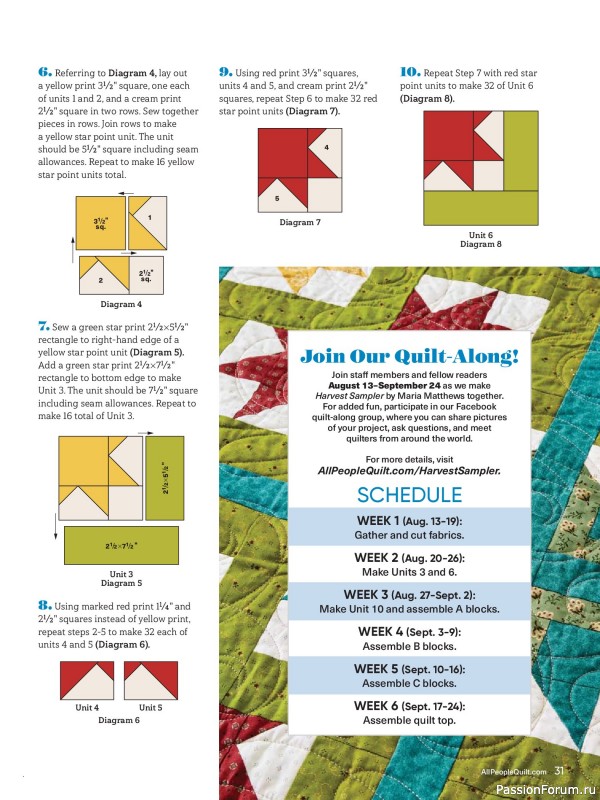 Коллекция проектов для рукодельниц в журнале «American Patchwork & Quilting №201 2026»