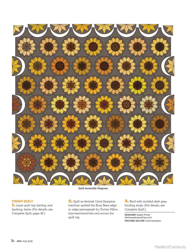 Коллекция проектов для рукодельниц в журнале «American Patchwork & Quilting №201 2026»