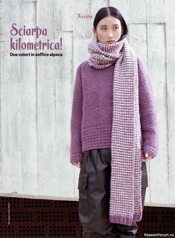 Вязаные модели в журнале «Piu Maglia Speciale Accessori №12 2025»