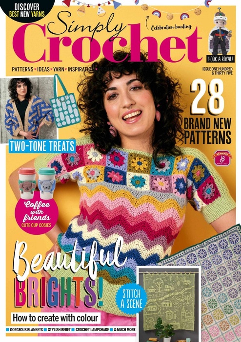 Вязаные проекты крючком в журнале &laquo;Simply Crochet №135 2023&raquo;