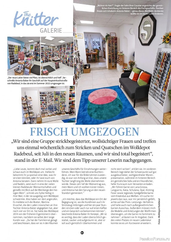 Вязаные модели крючком в журнале «The Knitter Germany №61 2022 »