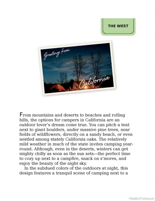 Вязаные проекты в книге «Knitting the U.S.A.». Часть 3