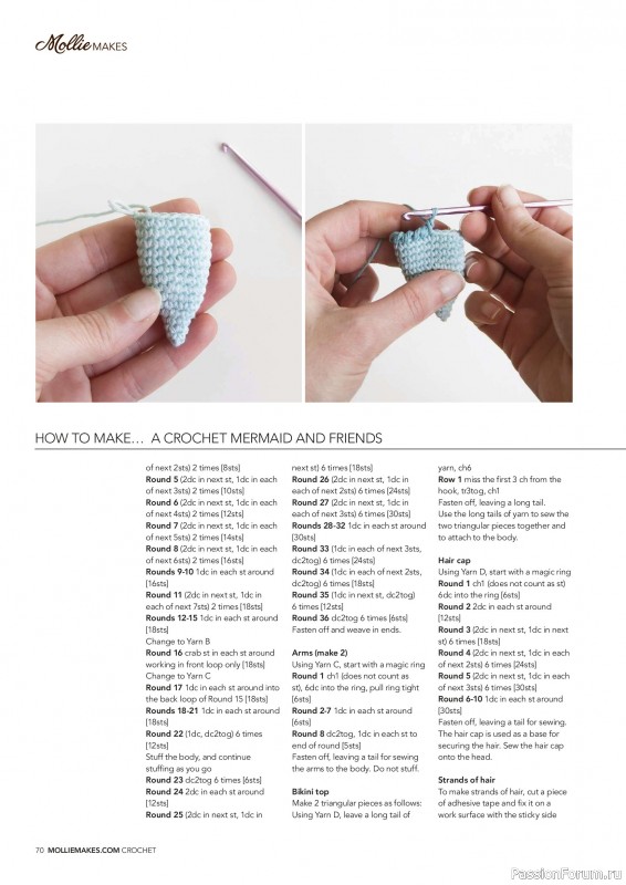 Вязаные проекты в журнале &laquo;Mollie Makes - Crochet 2026&raquo;