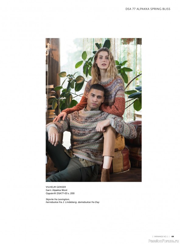 Вязаные проекты в журнале &laquo;Yarnmade №1 2020 Spring & Summer&raquo;