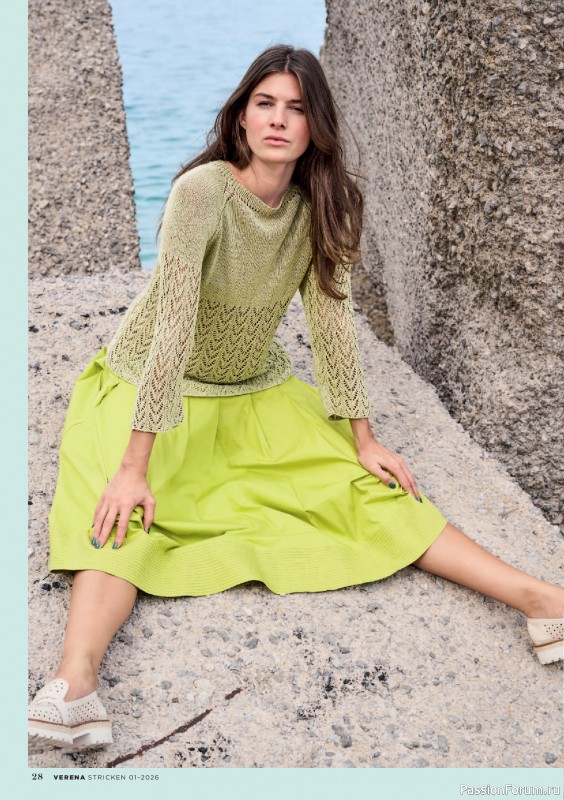 Вязаные модели в журнале &laquo;Verena Stricktrends №1 2026&raquo;
