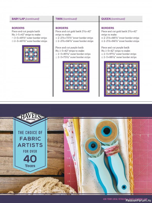Коллекция проектов для рукодельниц в журнале «American Patchwork & Quilting №197 2025»