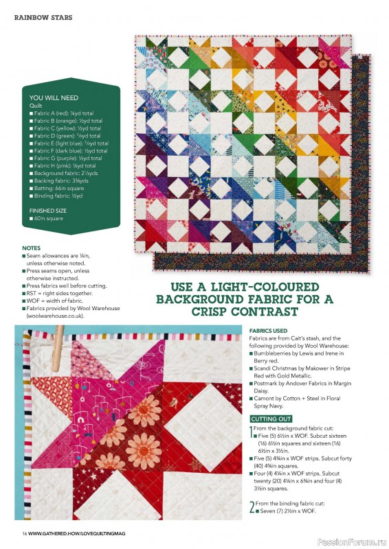 Коллекция проектов для рукодельниц в журнале «Love Patchwork & Quilting №146 2025»