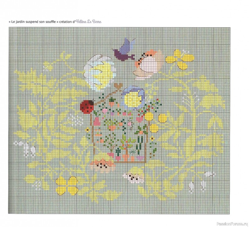 Коллекция вышивки в книге «Reves de fleurs - 2026»