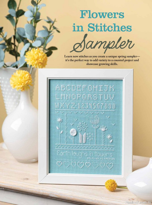 Коллекция вышивки в журнале &laquo;Just CrossStitch - Spring 2026&raquo;