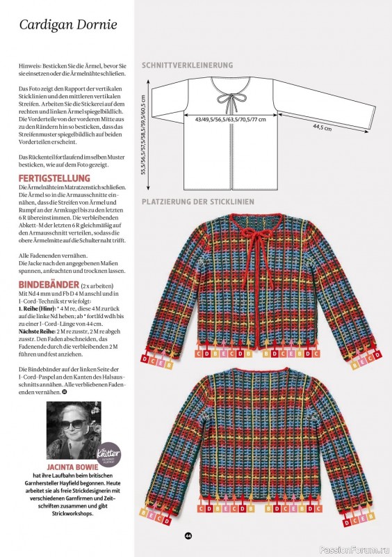Вязаные модели крючком в журнале «The Knitter Germany №61 2022 »