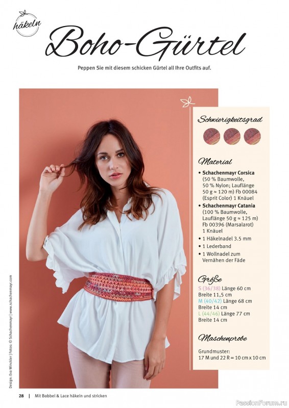 Вязаные модели в журнале «Bobbel & Lace №9 2022»
