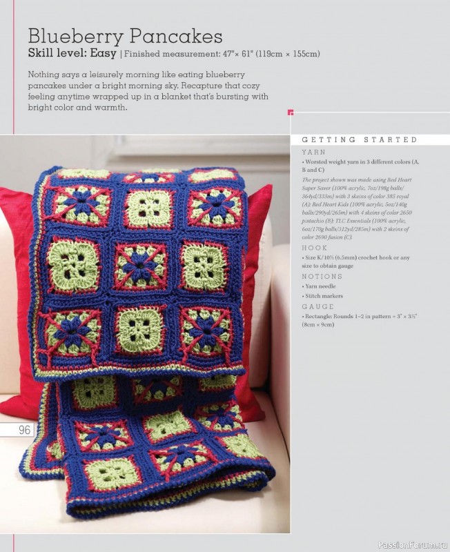 Вязаные проекты в книге «Go Crochet! Afghan Design Workshop».