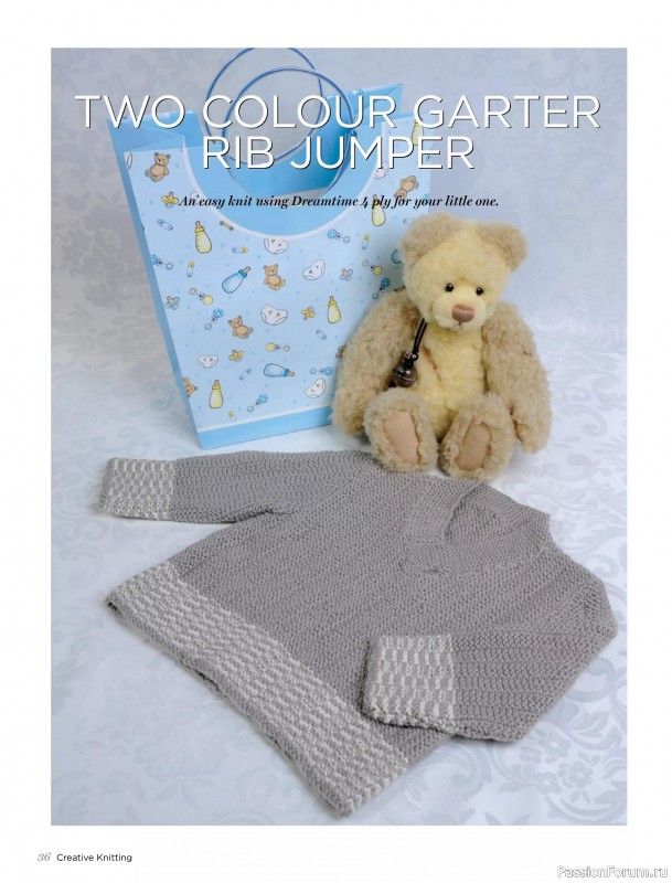 Вязаные модели спицами в журнале «Creative Knitting №91 2025»