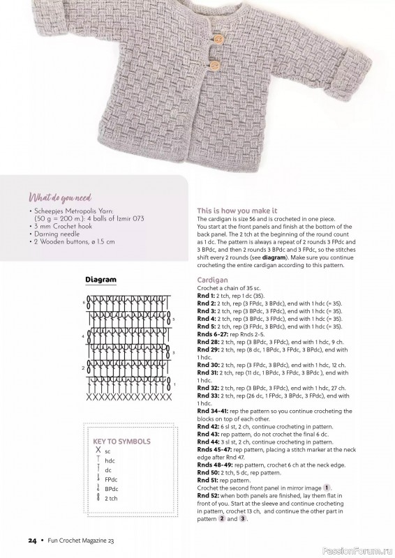 Вязаные проекты крючком в журнале «Fun Crochet Magazine №23 2025»