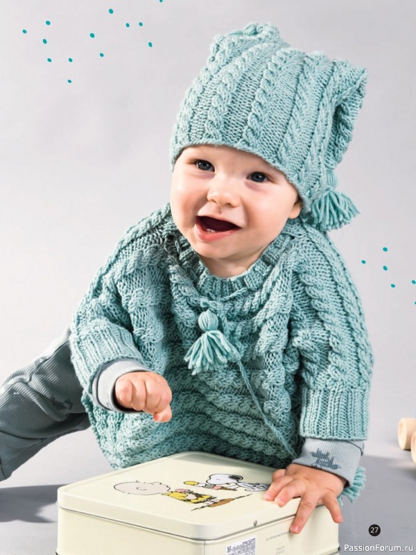 Вязаные проекты для детей в журнале «Baby Maschenmode №55 2022»