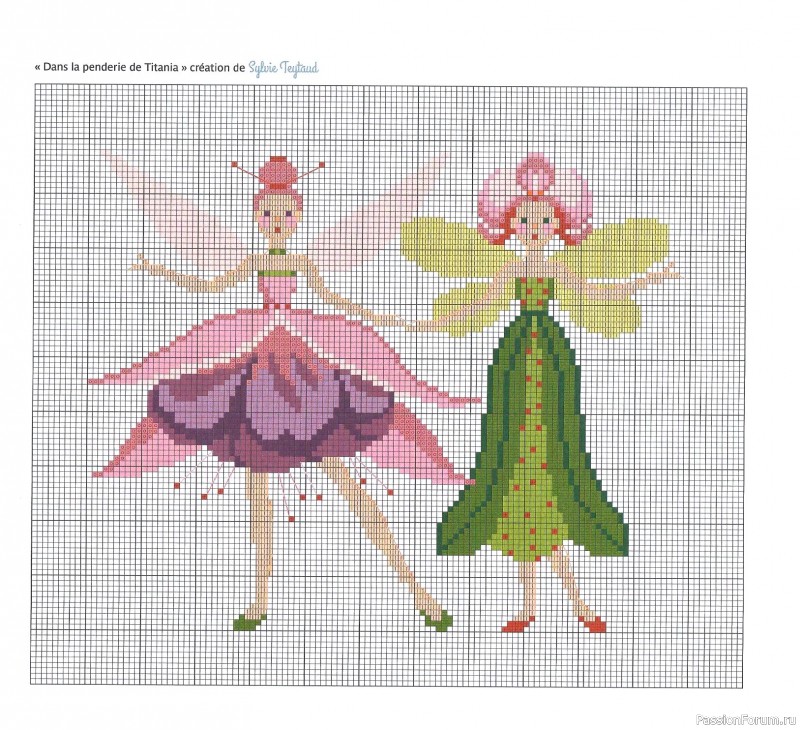 Коллекция вышивки в книге «Reves de fleurs - 2026»