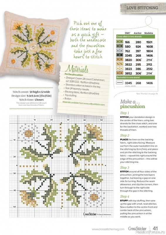 Коллекция вышивки в журнале &laquo;CrossStitcher №439 2026&raquo;