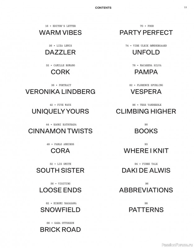 Вязаные модели в журнале «Laine Magazine №23 2025 Winter».