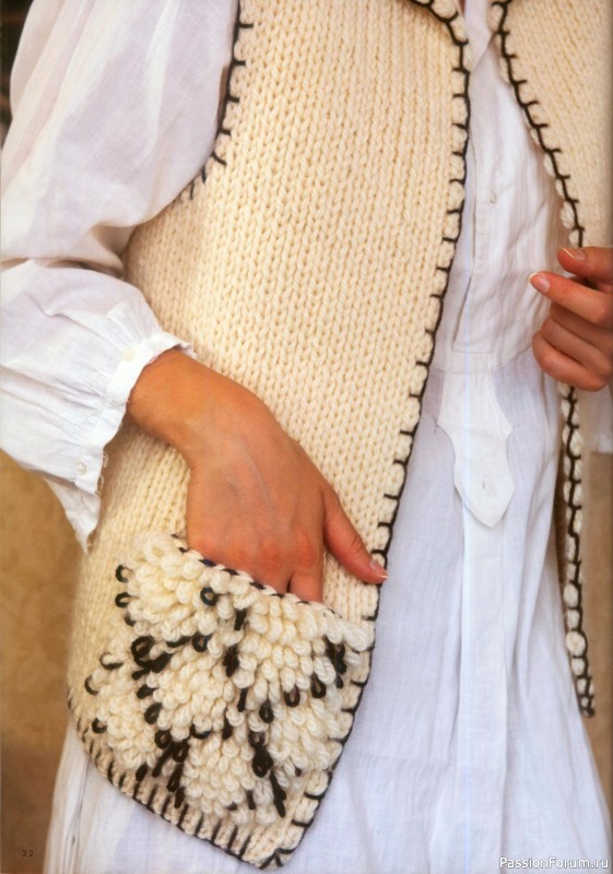 Вязаные проекты в книге «Tricot d’une parisienne».