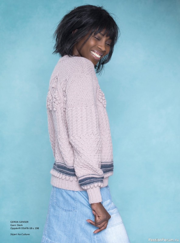 Вязаные проекты в журнале &laquo;Yarnmade №1 2018 Spring & Summer&raquo;. Продолжение