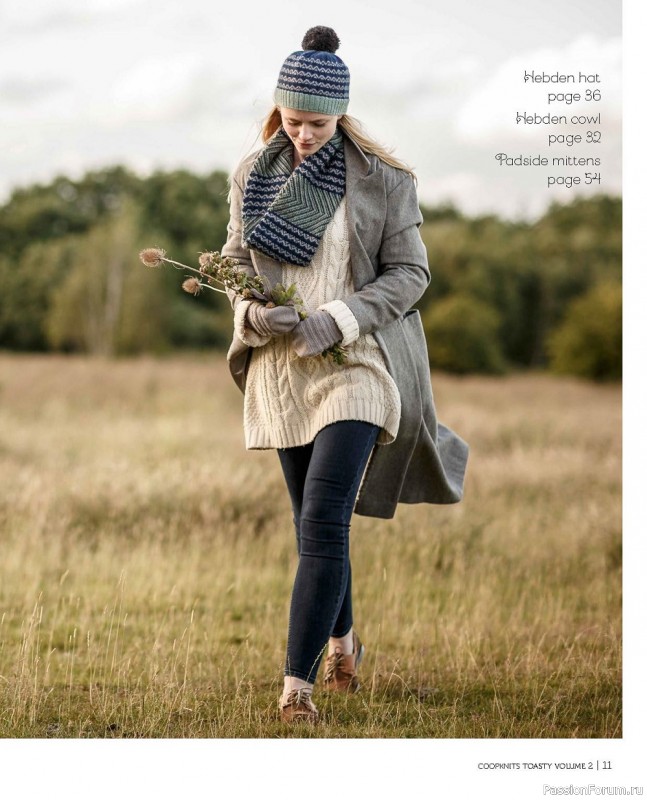 Коллекция моделей шапок в книге «Coop Knits Toasty - Volume 1-2»