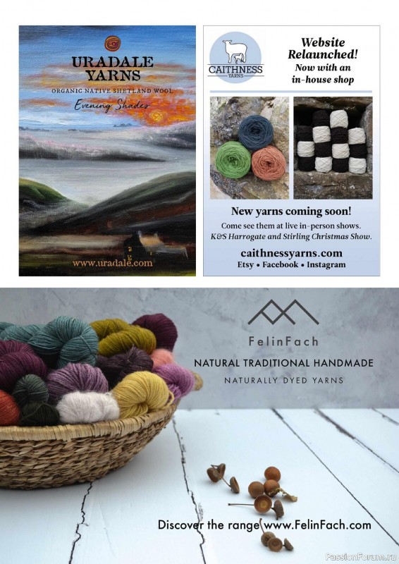 Вязаные модели спицами в журнале «The Knitter №183 2022»