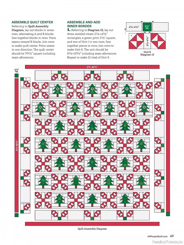 Коллекция проектов для рукодельниц в журнале «American Patchwork & Quilting №197 2025»