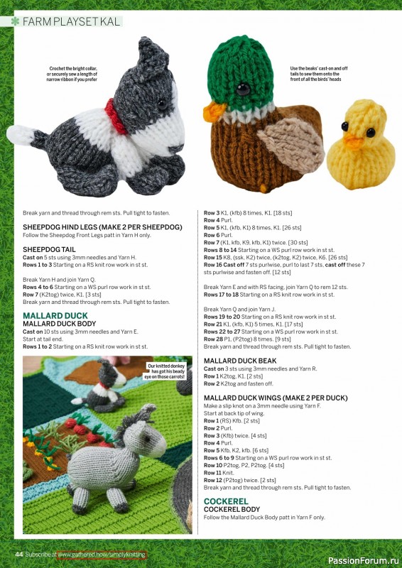 Вязаные проекты крючком в журнале «Simply Knitting №238 2023»